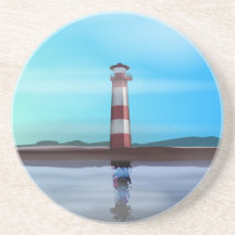Lighthouse Beverage Coaster