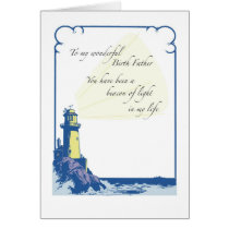 Lighthouse Birth Father, Father's Day cards