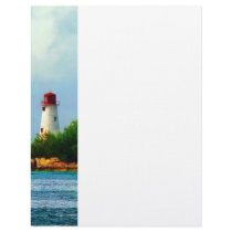 Lighthouse, Boat Nassau Bahamas Custom Letterhead