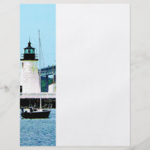 Lighthouse, Bridge and Boats, Newport, RI Flyers