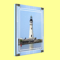 Lighthouse (Buffalo Main) Wrapped Canvas Print canvas prints
