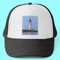 Lighthouse - Buffalo, New York hats by Artists4God Lighthouse - Buffalo, New York hats