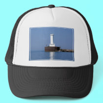 Lighthouse - Buffalo, New York hats by Artists4God Lighthouse - Buffalo, New York hats