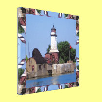 Lighthouse (Buffalo Southside) Wrapped Canvas canvas prints