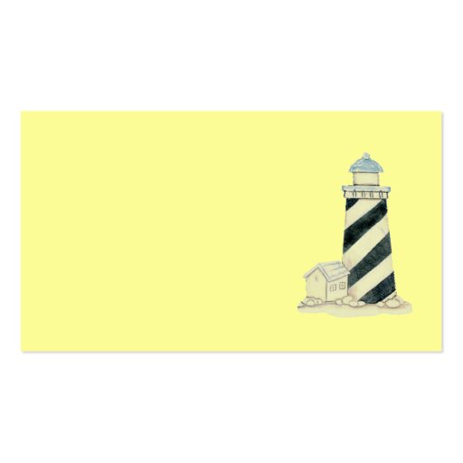 Lighthouse Business Card (back side)