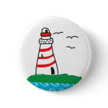 Lighthouse Pinback Buttons