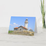 Lighthouse Paphos Cyprus Card
