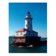 Lighthouse, Chicago's Navy Pier Post Card