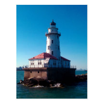 Lighthouse, Chicago's Navy Pier Post Card