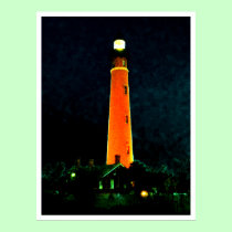 Lighthouse Daytona Art 1 The MUSEUM Zazzle Gifts posters