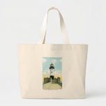 Lighthouse, Harbor Entrance, Duluth, Minnesota Canvas Bags