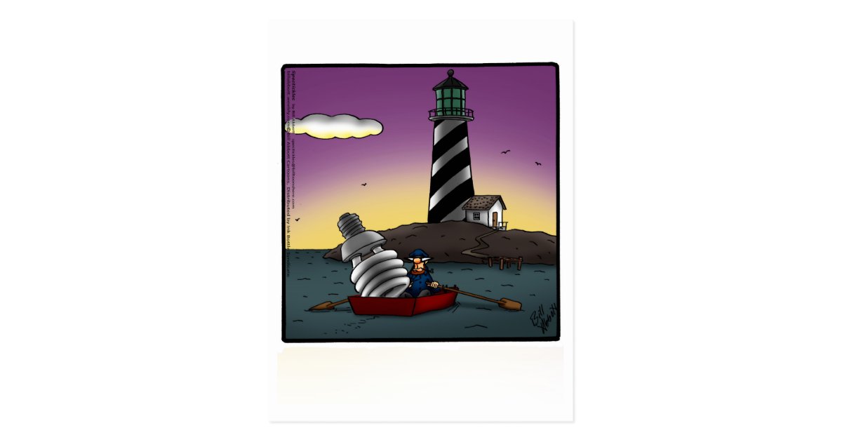 Lighthouse Humor Postcard Zazzle