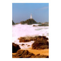 LIGHTHOUSE IN STORMY WEATHER posters
