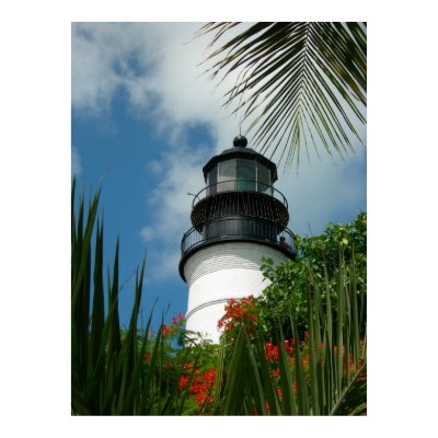 Lighthouse in Summer Print by mphwdw