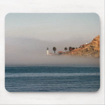 Lighthouse in the Fog Mousepad by Gilliand_Photo Lighthouse in the Fog Mousepad