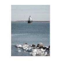 Lighthouse in Winter postcards by cmiper Lighthouse in Winter postcards