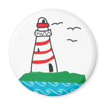 Lighthouse Refrigerator Magnet