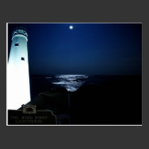 Lighthouse Moonlight - "Let Me Be Your Light" postcards