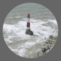 Lighthouse off Beachy Head, East Sussex stickers