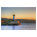 Lighthouse on the North Pier Custom Stationery