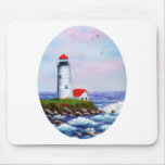 lighthouse oval mouse pads