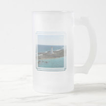 Lighthouse Photo Frosted Mug