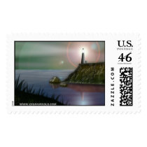 Lighthouse postage by kolbrian Lighthouse postage