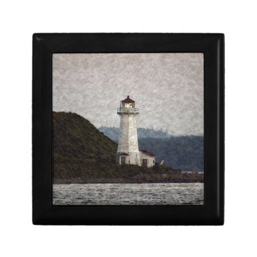 Lighthouse Scenic Art Gift Box