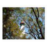 LIGHTHOUSE THROUGH THE TREES postcards