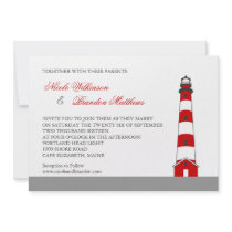 Lighthouse Wedding Invitation