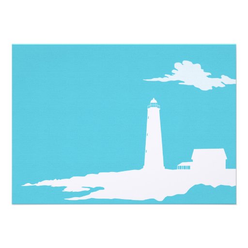 Lighthouse Wedding Invitation