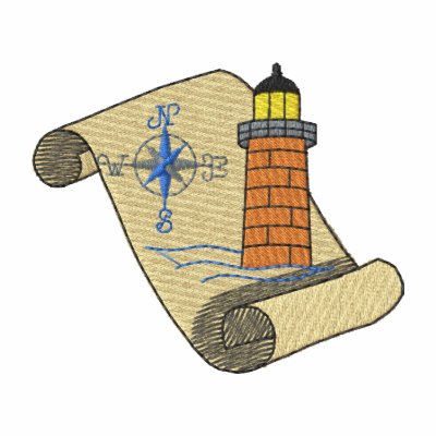Lighthouse with Map Polo Shirt Lighthouse with Map Polo Shirt