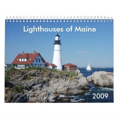 Lighthouses of Maine 2009 Calendar by rctckc