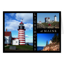Lighthouses of Maine Card