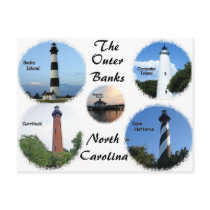 Lighthouses of the Outer Banks Post Card
