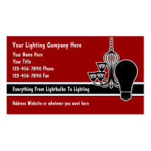 Lighting Business Cards