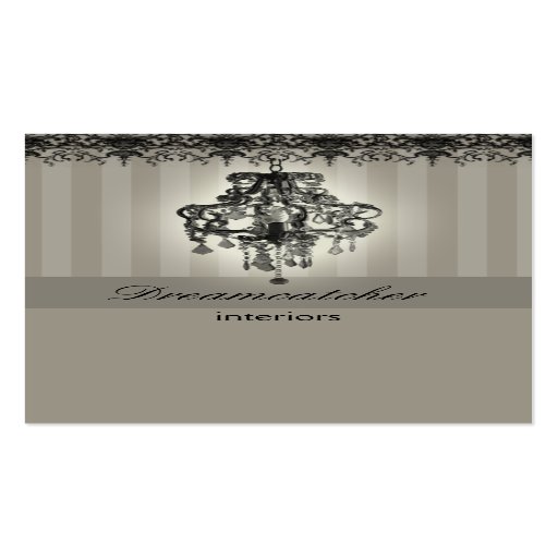 Lighting Chandelier Real Estate Business Card Bg