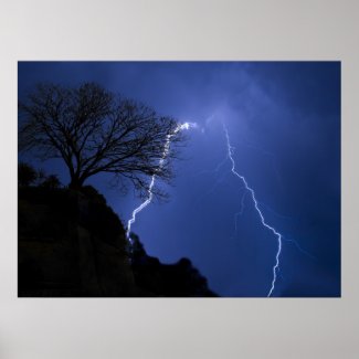 lighting - stormy night posters