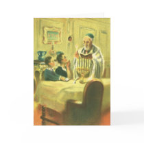 Lighting the Menorah cards