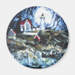Lighting Up the Night Refrigerator Magnet