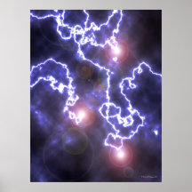Lightning #5: Triad - Fine Art Print