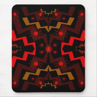Lightning Abstract Mouse Pad