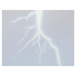 Lightning bolt over blue background personalized letterhead