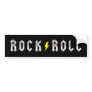 Lightning Bolt Rock and Roll Bumper Stickers