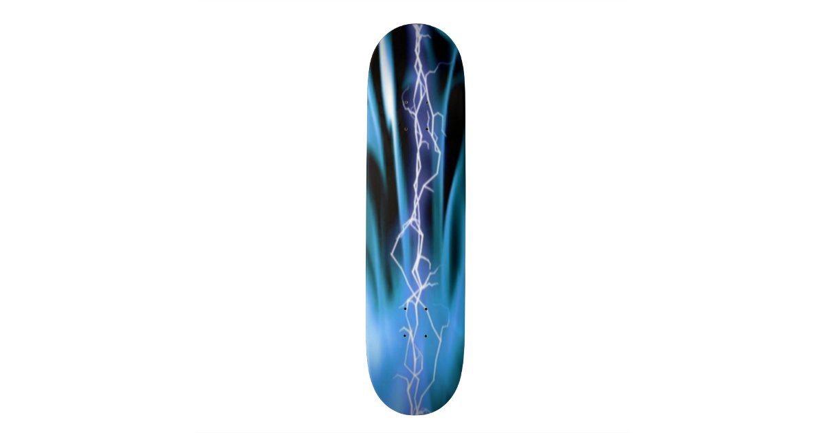 Lightning Bolt Skateboard Deck Zazzle