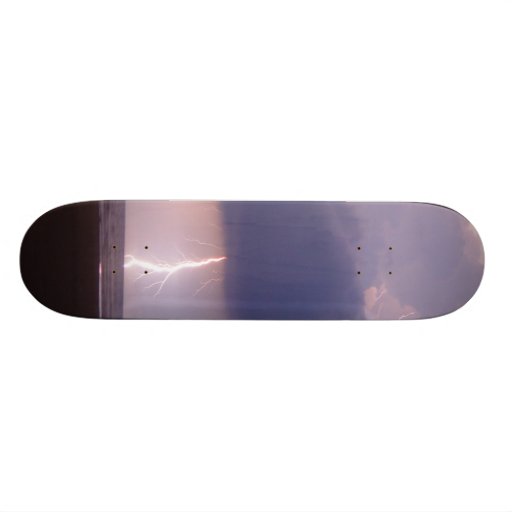 Lightning Bolt Strike Daytona Beach Skateboard