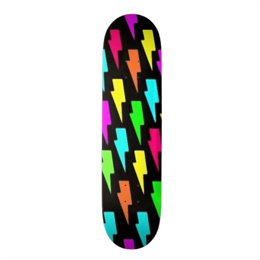 Lightning Bolts Custom Skateboard
