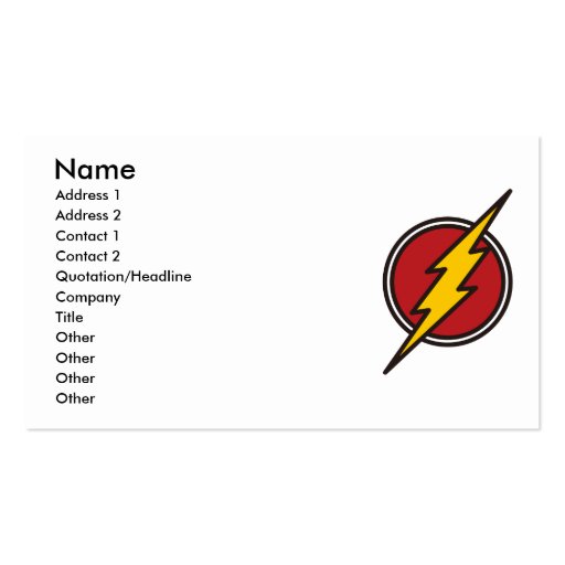 Lightning Business Card Templates
