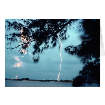 Lightning Greeting Card by roimim