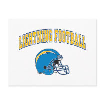 Lightning Football Postcards